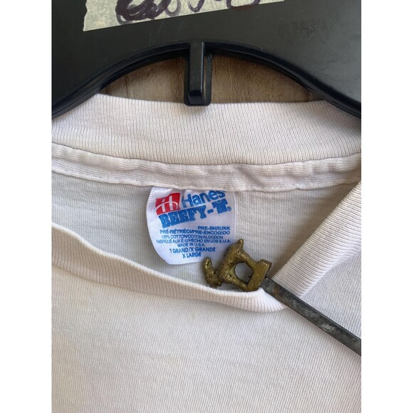 Vintage 90s One Planet whale Dolphin and Manatee Yin Yang Double sided Tshirt XL - Picture 5 of 8